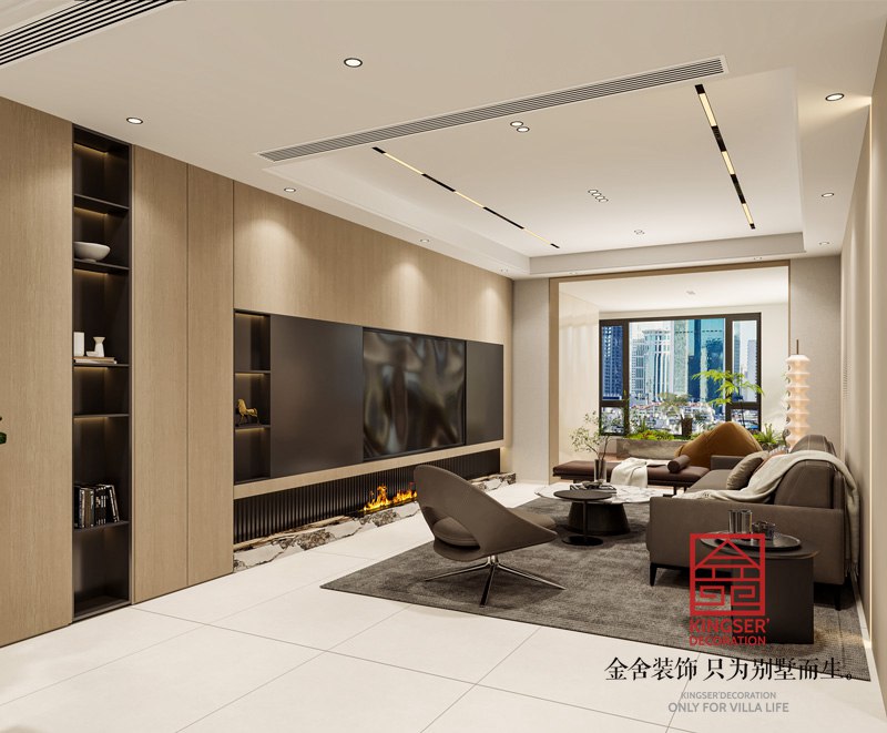 國仕山151平米現(xiàn)代風(fēng)格裝修設(shè)計