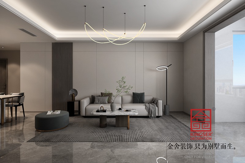 國仕山146平米現代風格裝修設計