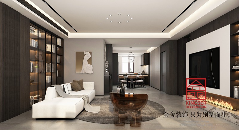 德賢華府190㎡現代風格裝修設計