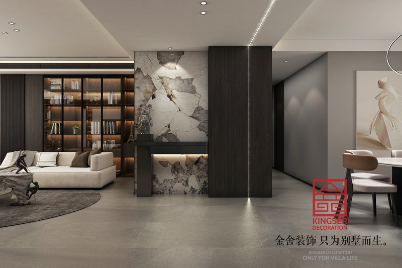 德賢華府190㎡現代風格裝修設計