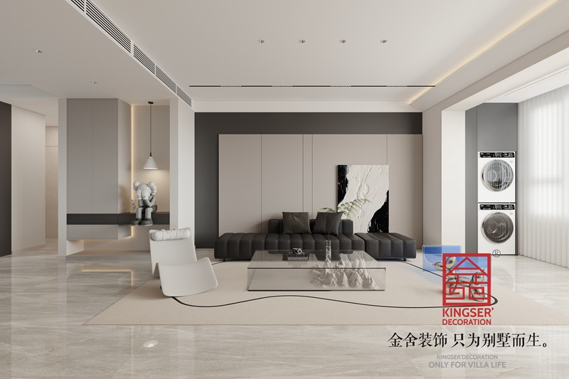 盛邦九號院輕奢風格裝修效果圖