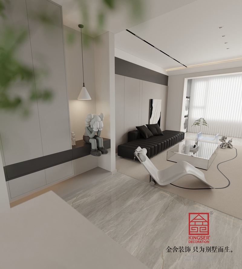 盛邦九號院輕奢風格裝修效果圖