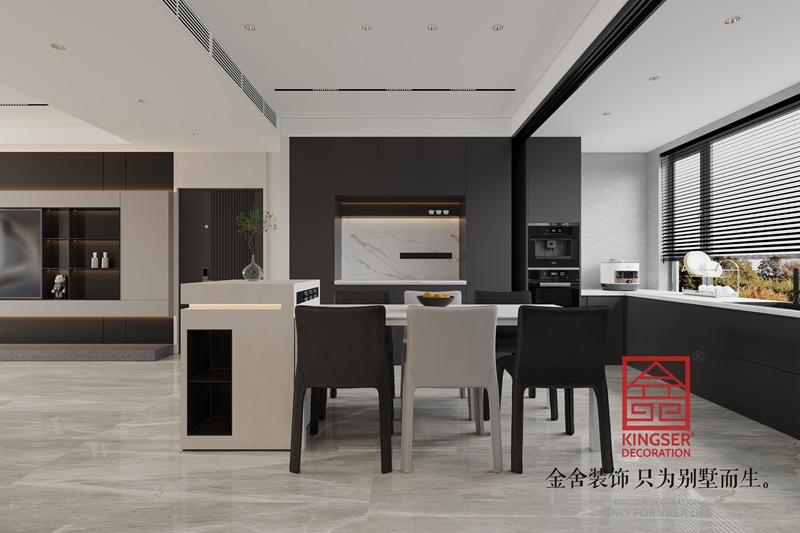 盛邦九號院輕奢風格裝修效果圖