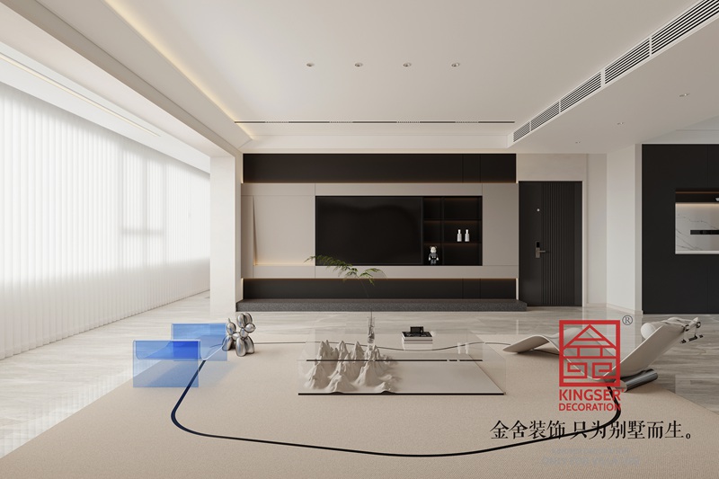 盛邦九號院輕奢風格裝修效果圖