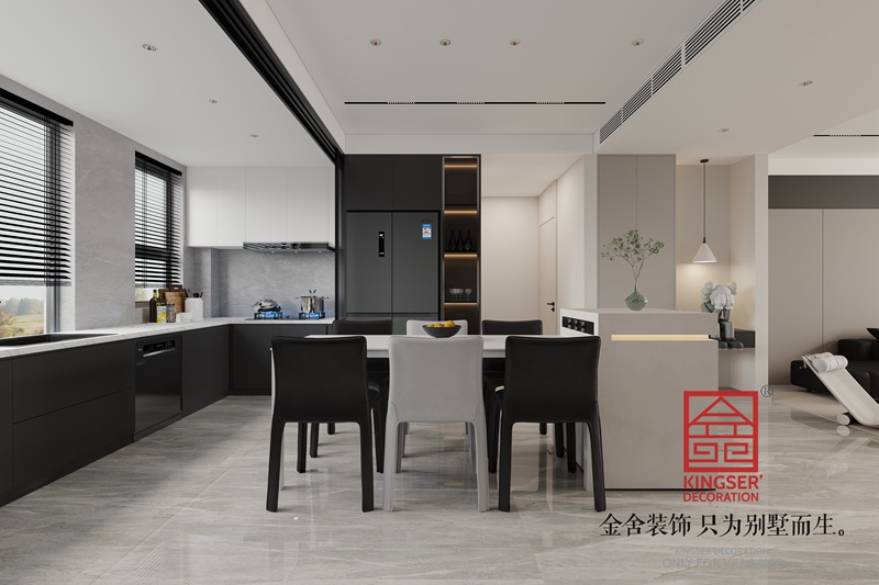 盛邦九號院輕奢風格裝修效果圖