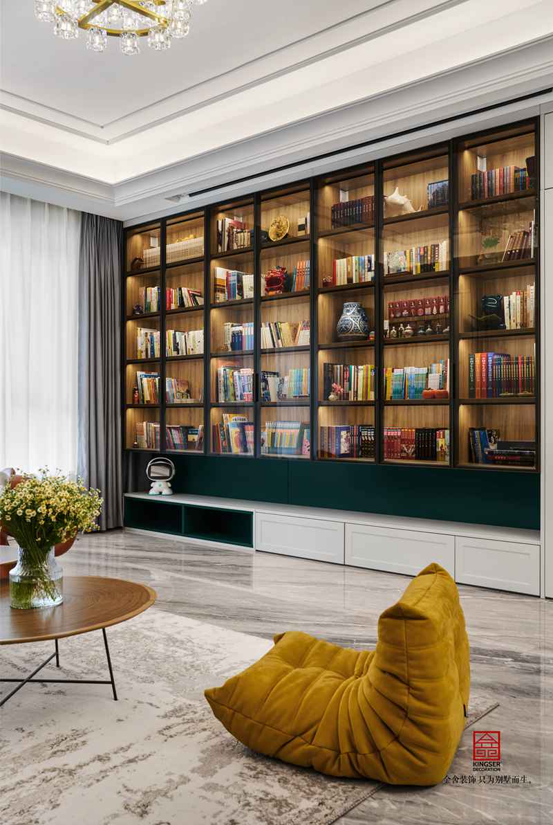 國赫天著185㎡輕奢風(fēng)格裝修實景